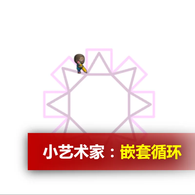 小艺术家：嵌套循环